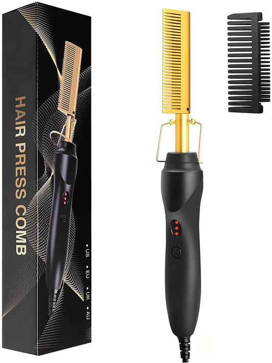 2 in1 Hot Comb Hair Straightener