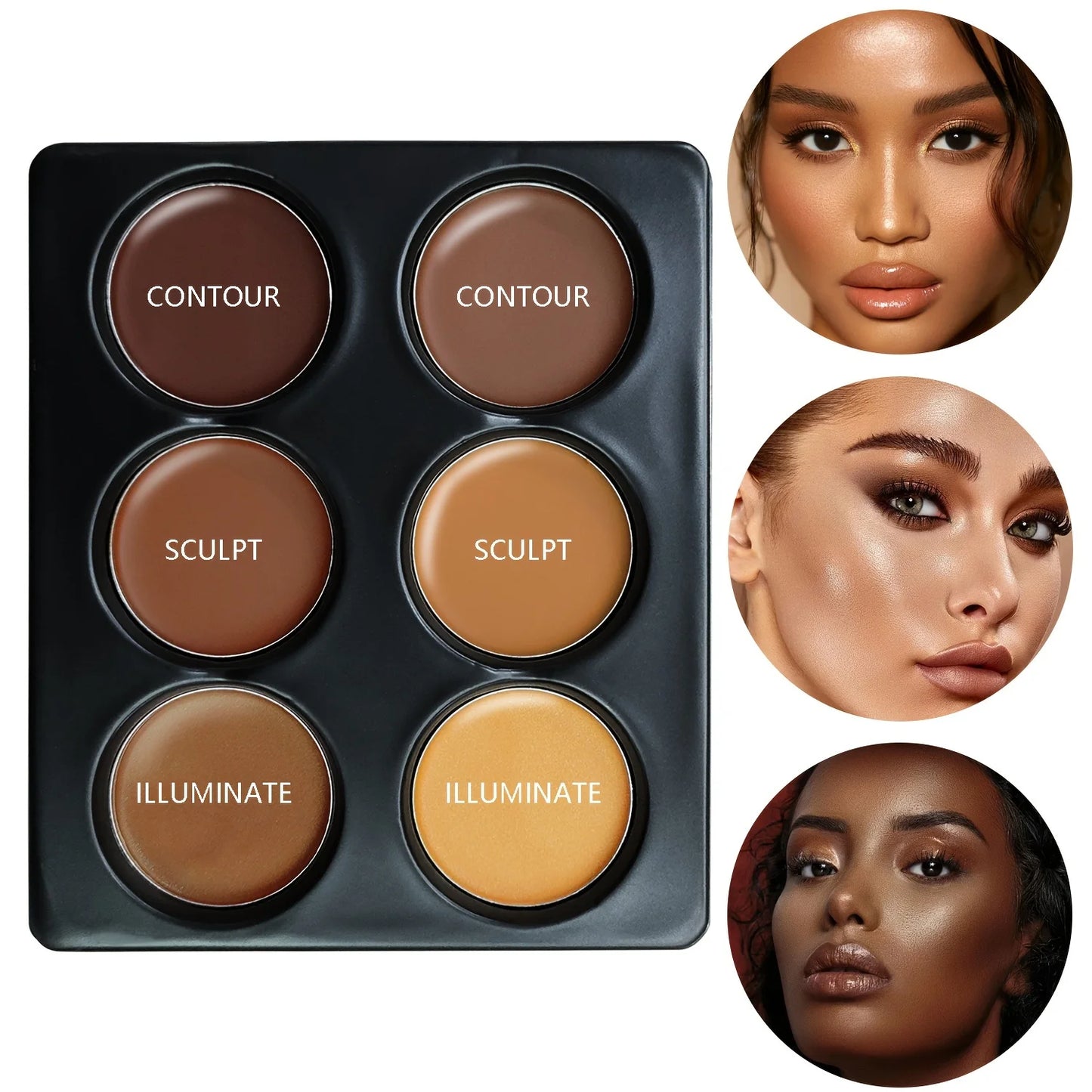 6-color Contour Cream Palette