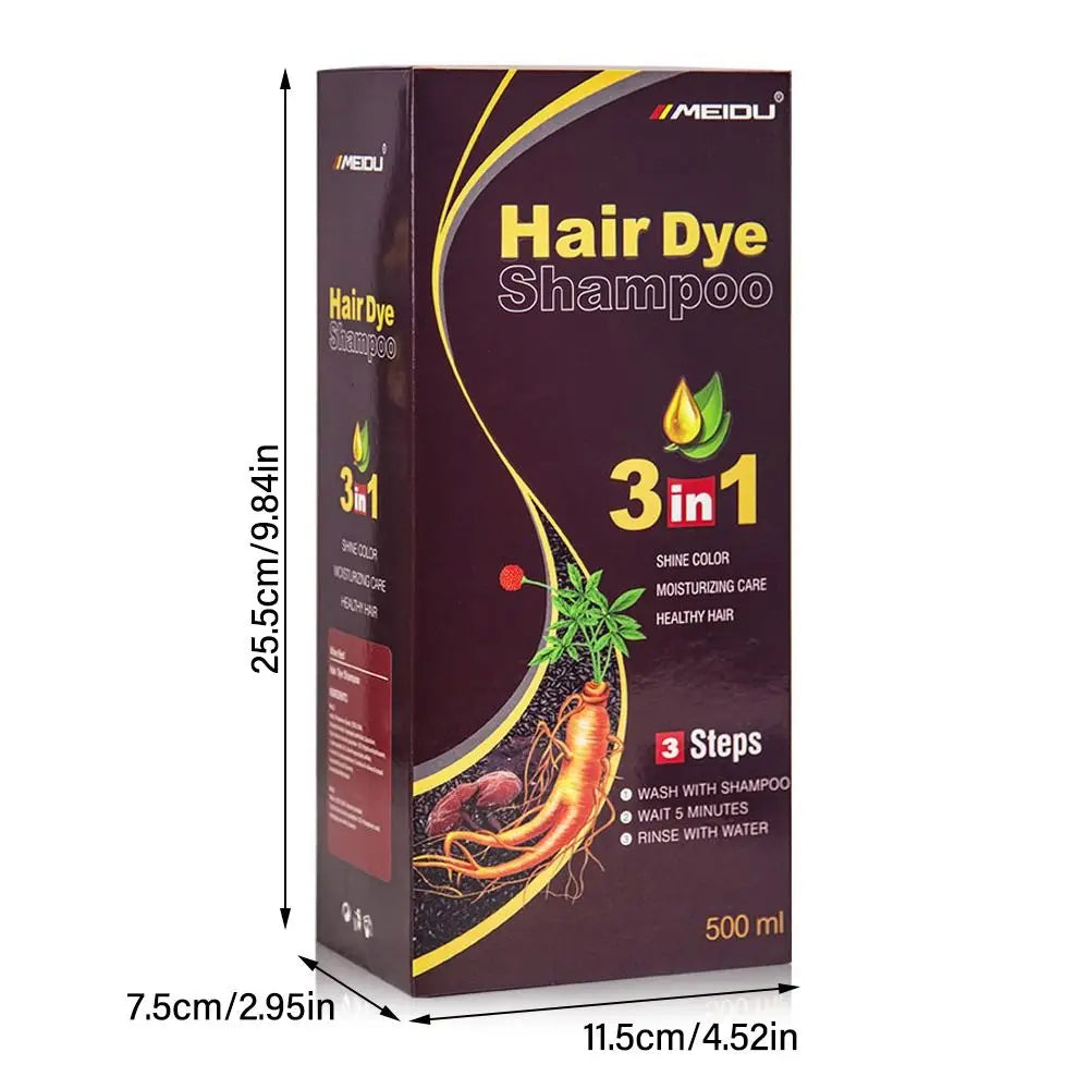 3 In 1 Instant Coloring Shampoo Natural