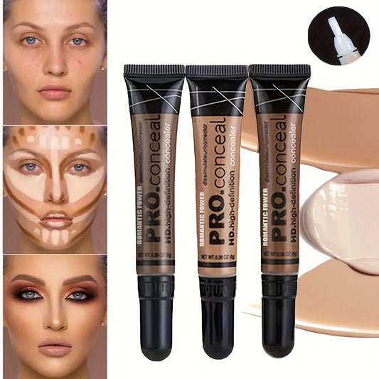 3-Color Matte Liquid Concealer Set for Eyes