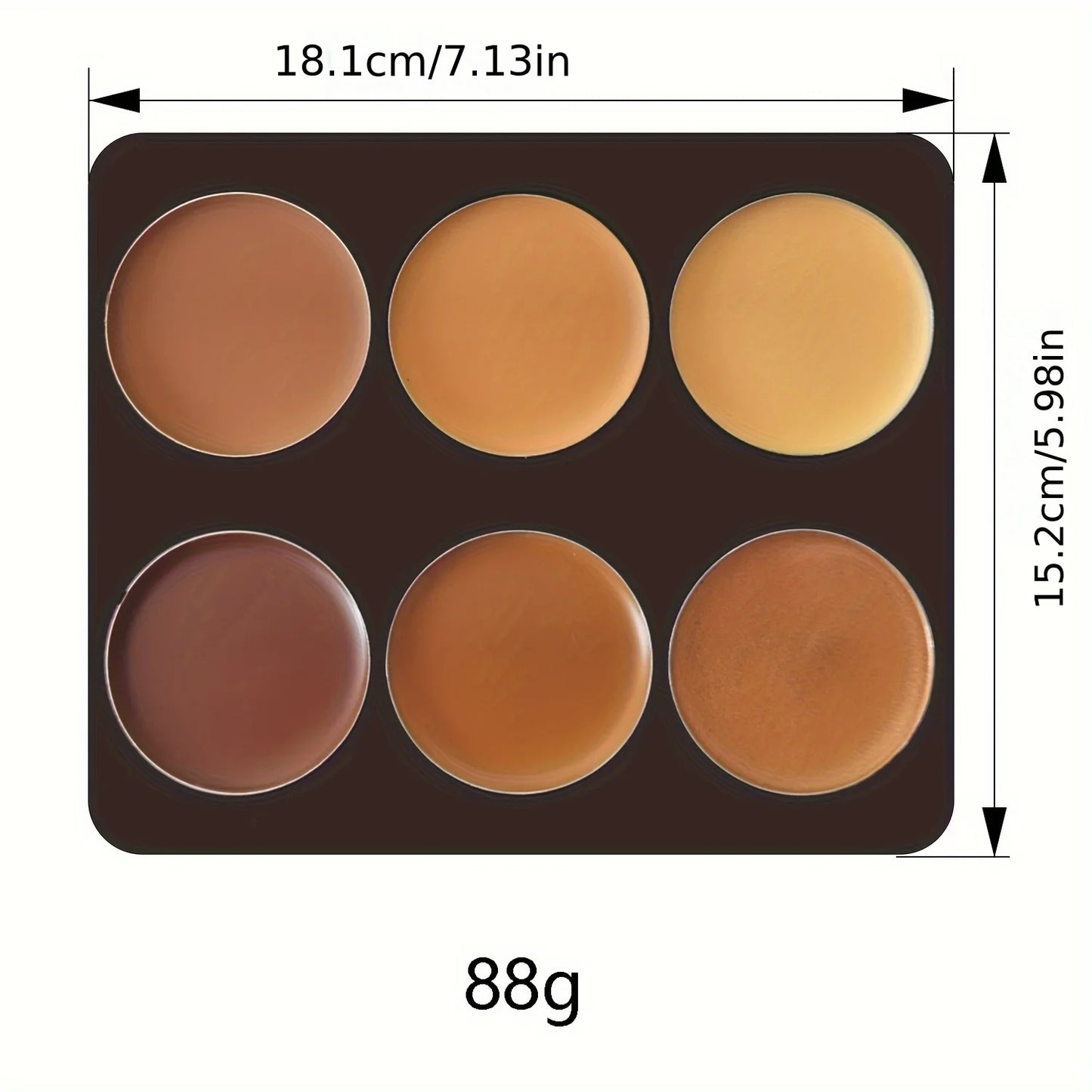 6-color Contour Cream Palette